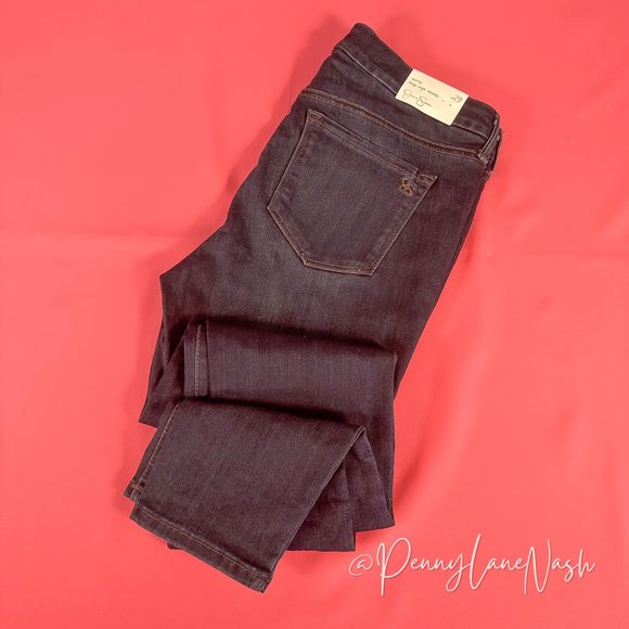 NWT Jessica Simpson Curvy High Rise Skinny Jeans Ripped Knee - Picture 11 of 12
